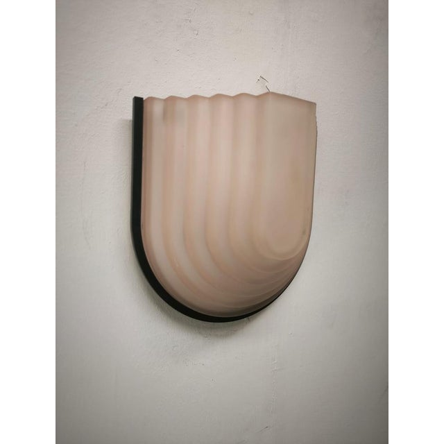 Pink Wall Light from F. Fabbian, 1980s For Sale - Image 7 of 10