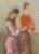 Alberto Chiancone, The Dressmaker's Workshop, 1960s, Oil Painting on Canvas, Framed For Sale - Image 8 of 15