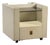White Lacquered Wood Nightstand, 1970s For Sale