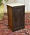 19th Century Walnut Bedside Table with White Marble Top For Sale - Image 10 of 12