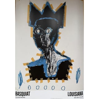 Untitled (Bust) Exhibition Poster from Jean Michel Basquiat, Denmark, 1984 For Sale