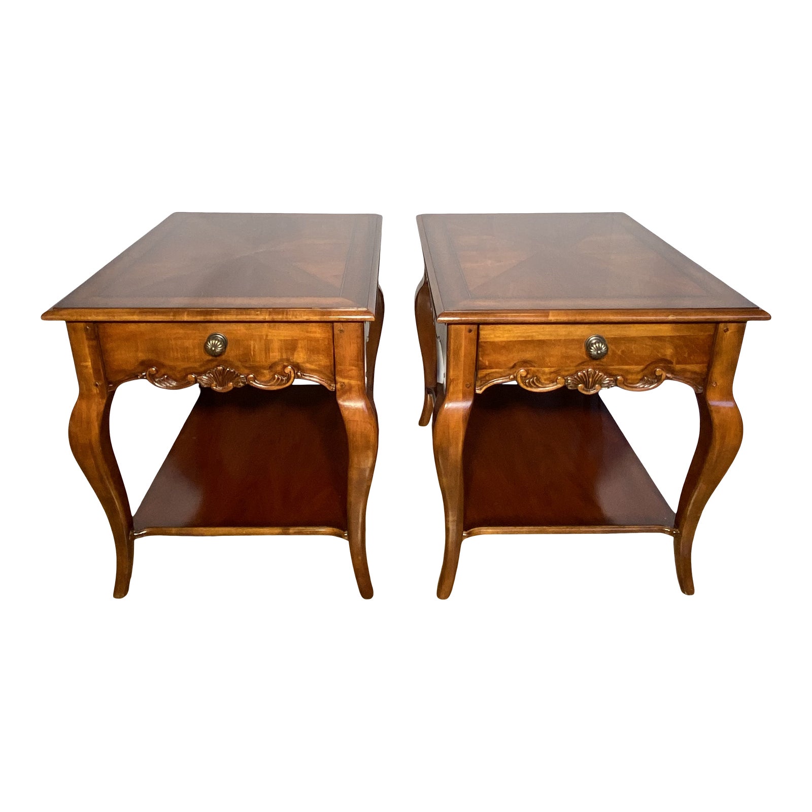 Vintage Drexel Heritage French Style End Tables a Pair Chairish
