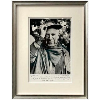 Lucien Clergue, Silver Gelatin Photograph Hand Signed Photo Pablo Picasso Feria Lucien Clergue, 1958 For Sale