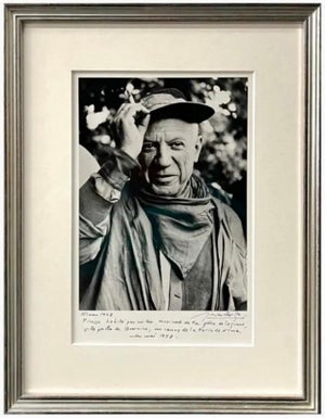 Lucien Clergue, Silver Gelatin Photograph Hand Signed Photo Pablo Picasso Feria Lucien Clergue, 1958