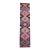 1970s Vintage Handmade Wool Cotton Purple Runner Rug For Sale