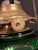 Late 19th Century Antique Victorian Emerald Green Glass Kerosene Lamp Clear Star Base Scovill Queen Anne For Sale - Image 5 of 18
