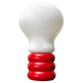 Mid-Century German Space Age Model Giant Bulb Floor or Table Lamp by Ingo Maurer for M Design, 1960s For Sale