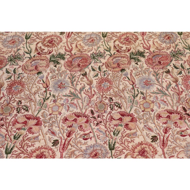Designed with mesmerizing intricacy and gorgeous color palette, this hand-knotted masterpiece demonstrates the beauty and...