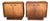 1970s Pair of Tobago Brutalist Walnut Nightstands For Sale