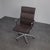 Una Leather Office Chair by ICF, Italy, 1990s For Sale - Image 6 of 12