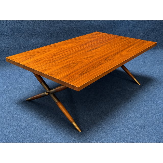 Mid-Century Modern Keno Bros Rectangular Wood Rectangular Coffee Table for Theodore Alexander For Sale - Image 3 of 5