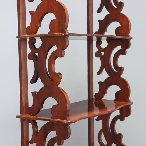 Mogano Shelf in Mahogany For Sale - Image 5 of 11