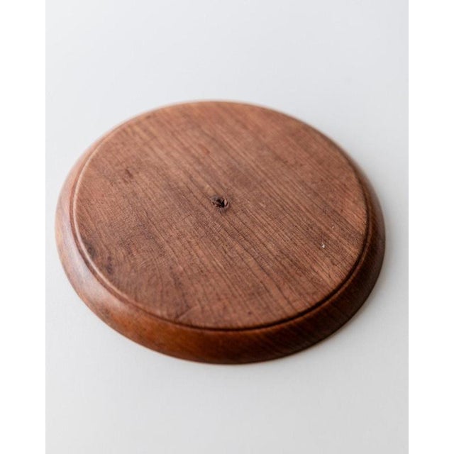 Vintage Solitaire Wooden Game Board with Stone Marbles, 1960s For Sale - Image 9 of 11