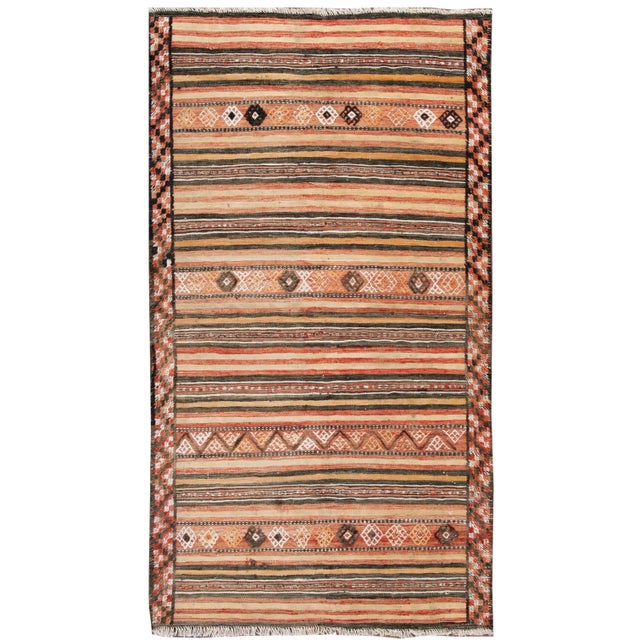 Mid-20th Century Vintage Kilim Rug 4' 8" X 8' 7'' For Sale - Image 13 of 13