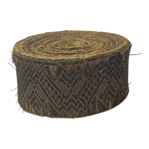 Antique Gold Metallic Threads Trim with Geometric Pattern