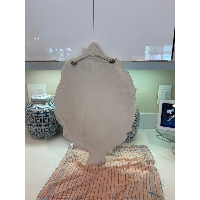 Oversized Large French Baroque Cameo Wall Plaque Portrait Relief in Antique White For Sale - Image 11 of 14