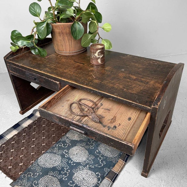 Japanese Shosai-Ki Writing Table, 1920s For Sale - Image 12 of 18
