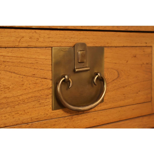 Wood Baker Asian Style Hardwood Buffet Sideboard For Sale - Image 7 of 18