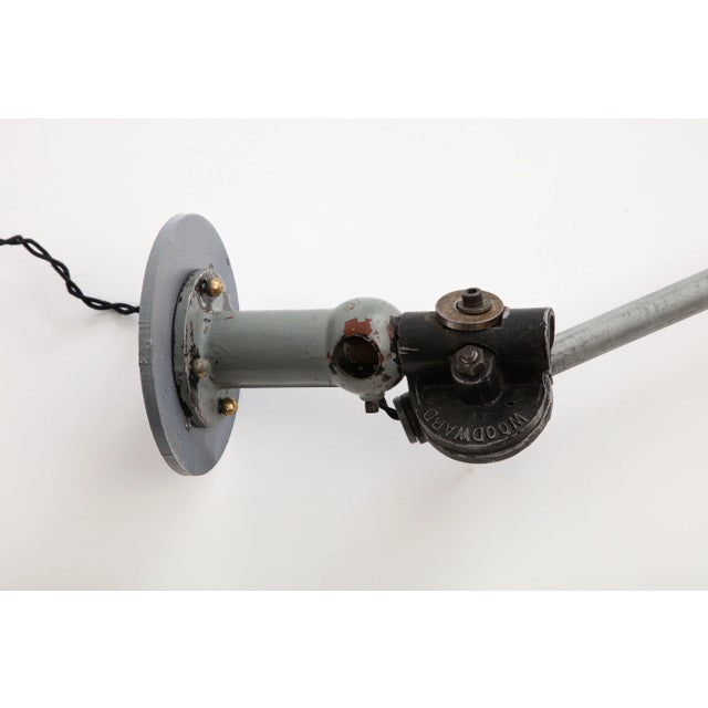 Industrial Anglepoise Wall Mounted Cast Iron Sconce, C. 1940 For Sale - Image 11 of 13