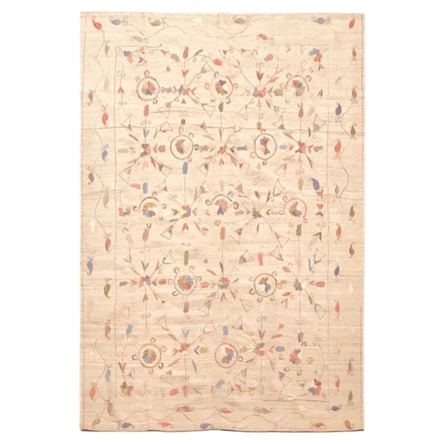 Wool Kilim Rug, 1980s For Sale