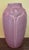 Here we have a lovely Rookwood pottery vase , a rose colored glaze with poppies blooming at top , 1922 , signed on base ,...
