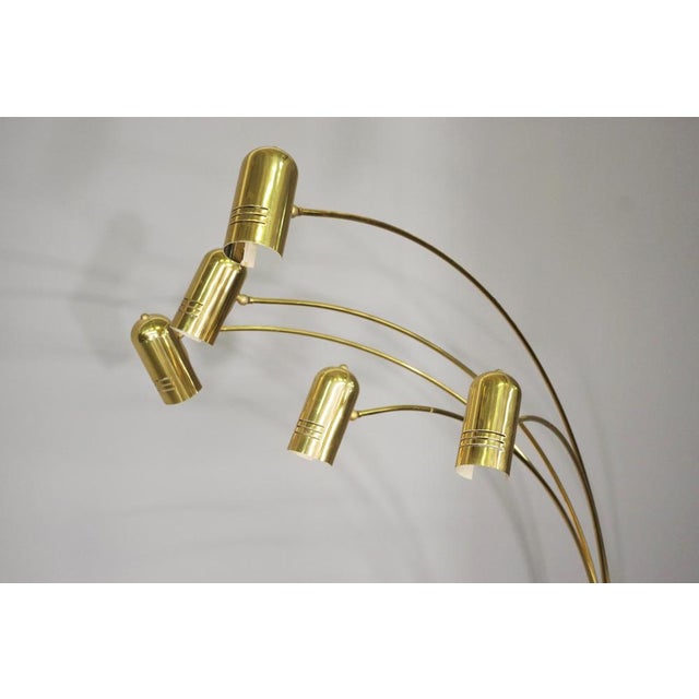 Brass Floor Lamp, 1970s For Sale - Image 10 of 15