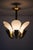 1950s Scandinavian Ceiling Lamp in Opaline Glass and Brass by Carl Fagerlund, 1950s For Sale - Image 5 of 13