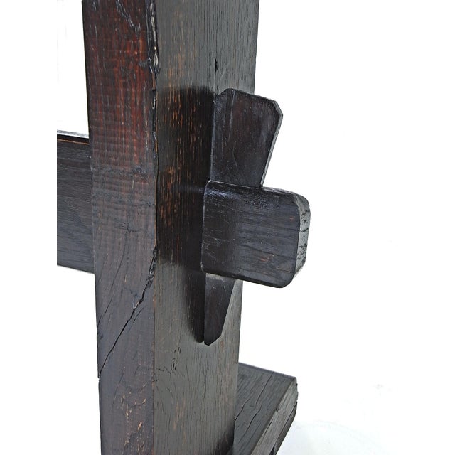 Alfons Garden Table with Chairs in Massive Oak, 1970s, Set of 3 For Sale - Image 16 of 18