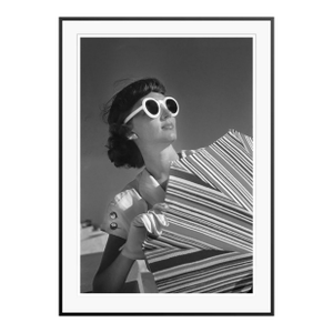 Toni Frissell 'Vogue Sunshine' Archival Pigment Print Framed in Black