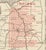 Antique Map of Indiana, The Hoosier State from Rand McNally, 1899 For Sale - Image 3 of 12