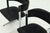 Black Sculptural Dining Chairs from Sigmachair, Italy, 1970s, Set of 2 For Sale - Image 8 of 12