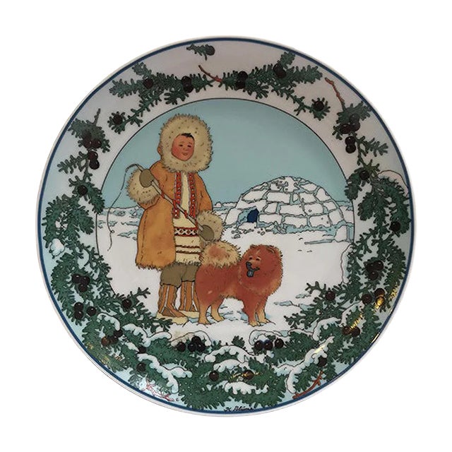 Vintage No. 6 Unicef Plate by K. Blume for Villeroy & Boch, 1970s For Sale