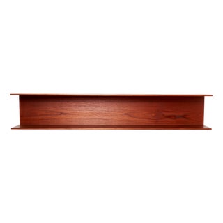 Vintage Wooden Shelf by Walter Wirz for Wilhelm Renz, 1960s For Sale