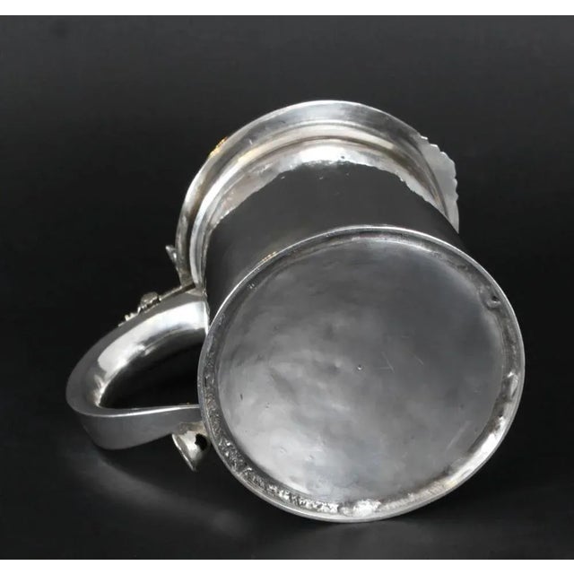 17th Century Charles II English Sterling Silver Tankard, 1680s For Sale - Image 16 of 18