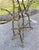 Late 19th Century Gothic Shaped Bamboo Tiered Plant Stand W/Wire Spider Web Holders Painted Black For Sale - Image 12 of 17