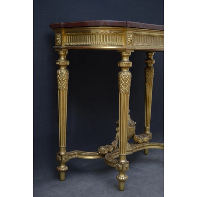 Victorian Giltwood Console Table with Jardinière For Sale - Image 12 of 13