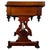 Brown 19th Century English Mahogany Side Table For Sale - Image 8 of 11