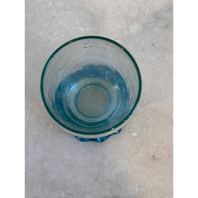 Traditional 1950s Murano Style Cordial Glass Set- 10 Pieces For Sale - Image 3 of 7