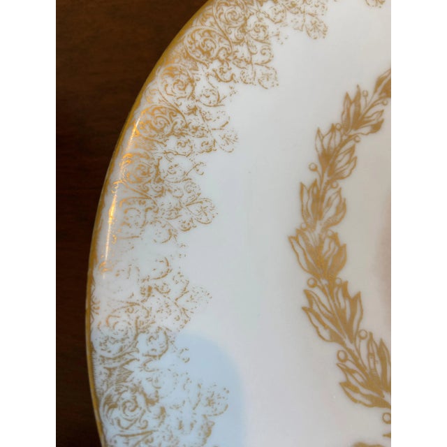 Antique Napoleon Portrait Porcelain Plate With Markings For Sale In San Diego - Image 6 of 8