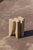 Brutalist Wooden Stool from Frits Jeuris For Sale - Image 6 of 8