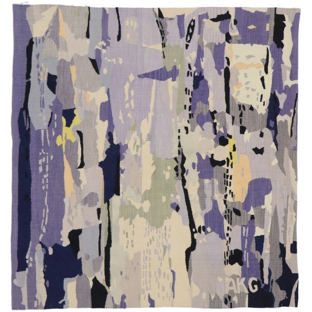 Vintage German Alice Koch-Gierlichs Tapestry Rug - 04'02 X 04'04 For Sale - Image 9 of 9