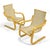 Alvar Aalto Model 406 Lounge Chairs (Pair) For Sale - Image 10 of 10
