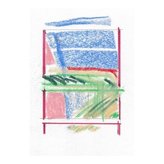 1996 Abstract Modern Pastel by Charles Dudley For Sale