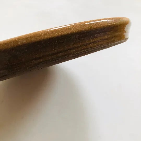 Mid 20th Century Mid 20th Century Paldino Pottery Ceramic Tray Weed Design Handmade Signed For Sale - Image 5 of 7