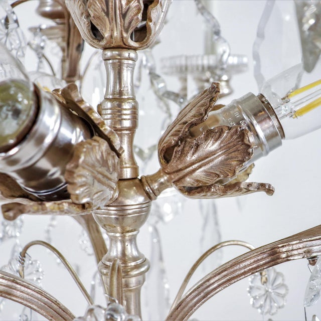 Late 19th Century Louis XVI Revival De La Troisième République Chandelier For Sale - Image 17 of 18