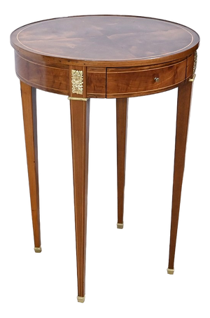 Louis XVI Late 19th Century Directory Mahogany Pedestal Table
