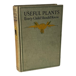 “Useful Plants” Antique Hardcover Book For Sale