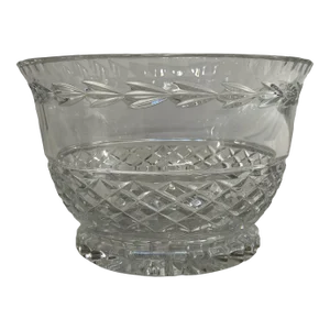 Large Round Cut Crystal Bowl