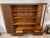 Brown Art Deco Style Wooden Bookcase For Sale - Image 8 of 18