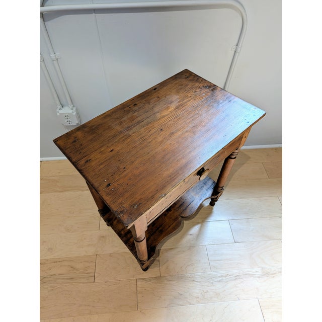 Antique 19th Century Vernacular Pine Side Table For Sale - Image 9 of 9
